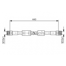 1 987 476 139 BOSCH Тормозной шланг