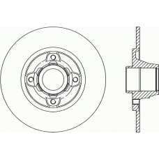 BDR1460.10 OPEN PARTS Тормозной диск