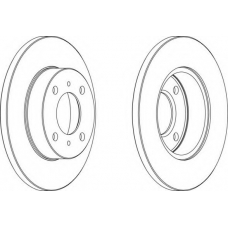 DDF998-1 FERODO Тормозной диск