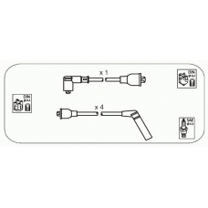 JP344 JANMOR Комплект проводов зажигания