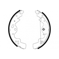 8DB 355 002-841 HELLA Комплект тормозных колодок