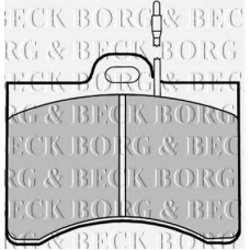 BBP1201 BORG & BECK Комплект тормозных колодок, дисковый тормоз