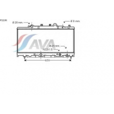 FT2199 AVA Радиатор, охлаждение двигателя