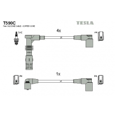 T590C TESLA Комплект проводов зажигания