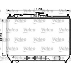 731040 VALEO Радиатор, охлаждение двигателя