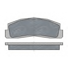 SP 179 PR SCT Комплект тормозных колодок, дисковый тормоз