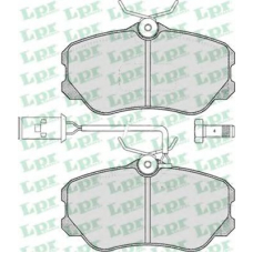 05P358 LPR Комплект тормозных колодок, дисковый тормоз