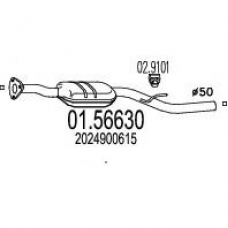 01.56630 MTS Средний глушитель выхлопных газов