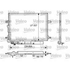 818003 VALEO Конденсатор, кондиционер