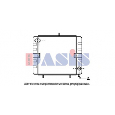 240330N AKS DASIS Радиатор, охлаждение двигателя