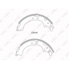 BS7507 LYNX Bs-7507 колодки тормозные задние daihatsu terios(j1) 1.3 97], toyota rav4 i 2.0 94-00 / ii 1.8-2.0d