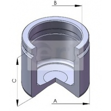 150512-C ERT Поршень, корпус скобы тормоза
