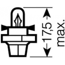 2352 MFX6 OSRAM Лампа накаливания, освещение щитка приборов; лампа