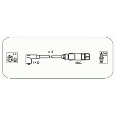 ABM90 JANMOR Комплект проводов зажигания