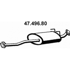 47.496.80 EBERSPACHER Средний глушитель выхлопных газов