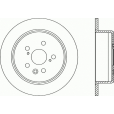 BDR1535.10 OPEN PARTS Тормозной диск