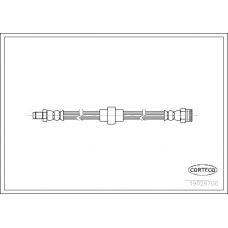 19026700 CORTECO Тормозной шланг