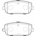 FD7246A NECTO Комплект тормозных колодок, дисковый тормоз