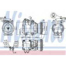 89253 NISSENS Компрессор, кондиционер