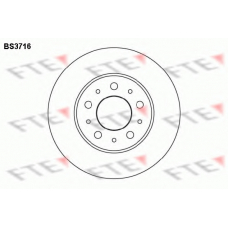 BS3716 FTE Тормозной диск