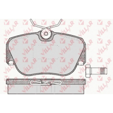 626.0302 VILLAR Комплект тормозных колодок, дисковый тормоз