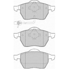 T0610209 RAMEDER Комплект тормозных колодок, дисковый тормоз