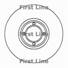 FBD124 FIRST LINE Тормозной диск