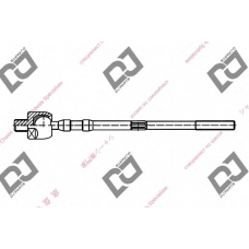 DR1020 DJ PARTS Осевой шарнир, рулевая тяга