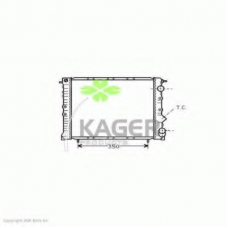 31-2966 KAGER Радиатор, охлаждение двигателя