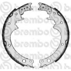 S 56 523 BREMBO Комплект тормозных колодок