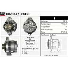 DRZ0147 DELCO REMY Генератор