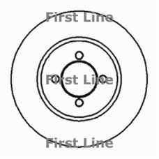 FBD154 FIRST LINE Тормозной диск