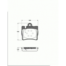 1501223354 S.b.s. Комплект тормозных колодок, дисковый тормоз