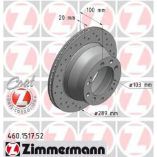 460.1517.52 ZIMMERMANN Тормозной диск