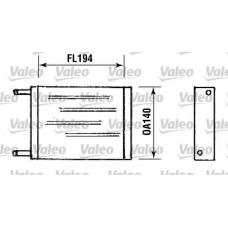 881769 VALEO Теплообменник, отопление салона