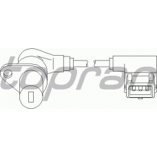 501 295 TOPRAN Датчик частоты вращения, управление двигателем