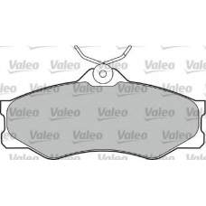598027 VALEO Комплект тормозных колодок, дисковый тормоз