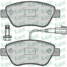 05P1225 LPR Комплект тормозных колодок, дисковый тормоз