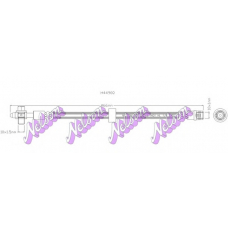 H4490Q Brovex-Nelson Тормозной шланг