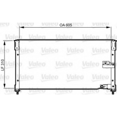 814276 VALEO Конденсатор, кондиционер