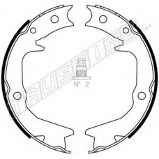 064.177 TRUSTING Комплект тормозных колодок, стояночная тормозная с