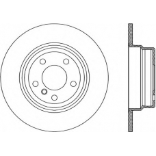 BDR1891.10 OPEN PARTS Тормозной диск