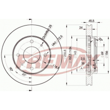 BD-2926 FREMAX Тормозной диск