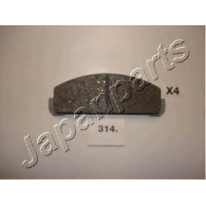 PA-314AF JAPANPARTS Комплект тормозных колодок, дисковый тормоз