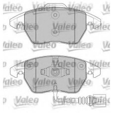 598635 VALEO Комплект тормозных колодок, дисковый тормоз