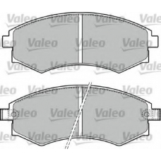 598574 VALEO Комплект тормозных колодок, дисковый тормоз