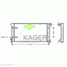 31-1177 KAGER Радиатор, охлаждение двигателя