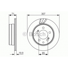 0 986 479 665 BOSCH Тормозной диск