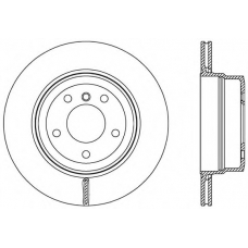 BDR2531.20 OPEN PARTS Тормозной диск