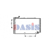 482140N AKS DASIS Конденсатор, кондиционер